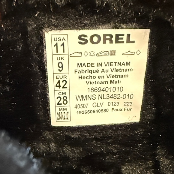 ✨Host pick✨Sorel Black Winter Boots with Fur Trim - Picture 8 of 10